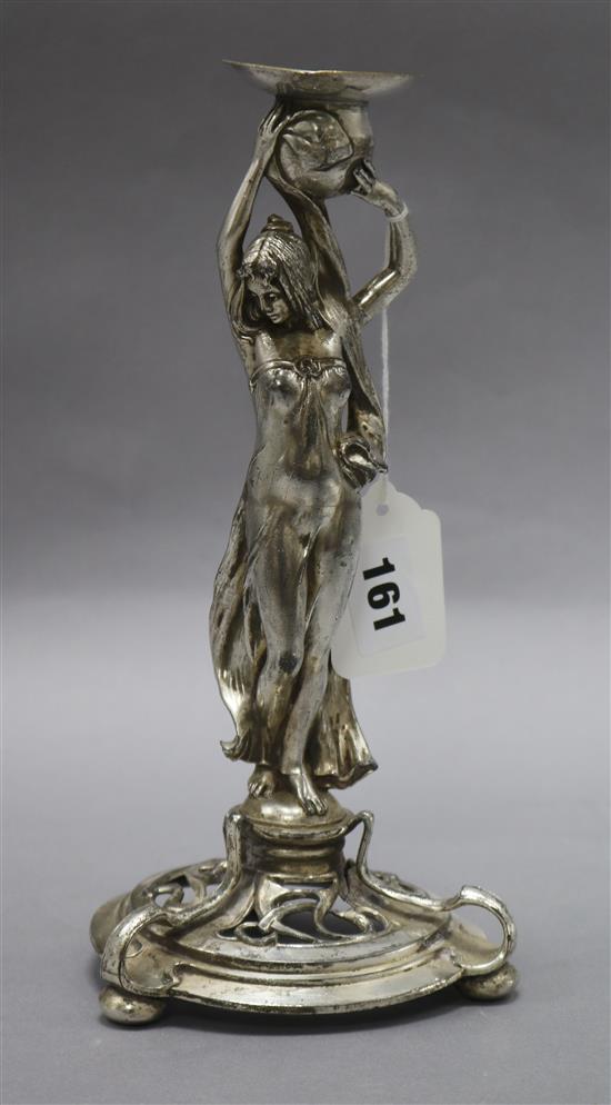 A WMF figural candlestick height 25cm